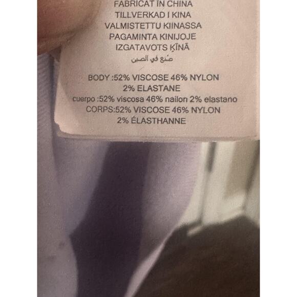 Michael Michael Kors Dress Womens Medium Lilac Sleeveless Sheath Floral Back Zip - Picture 5 of 6